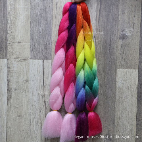 wholesale synthetic ombre braiding hair rasta pelucas meche attachment rack for braiding hair toupee